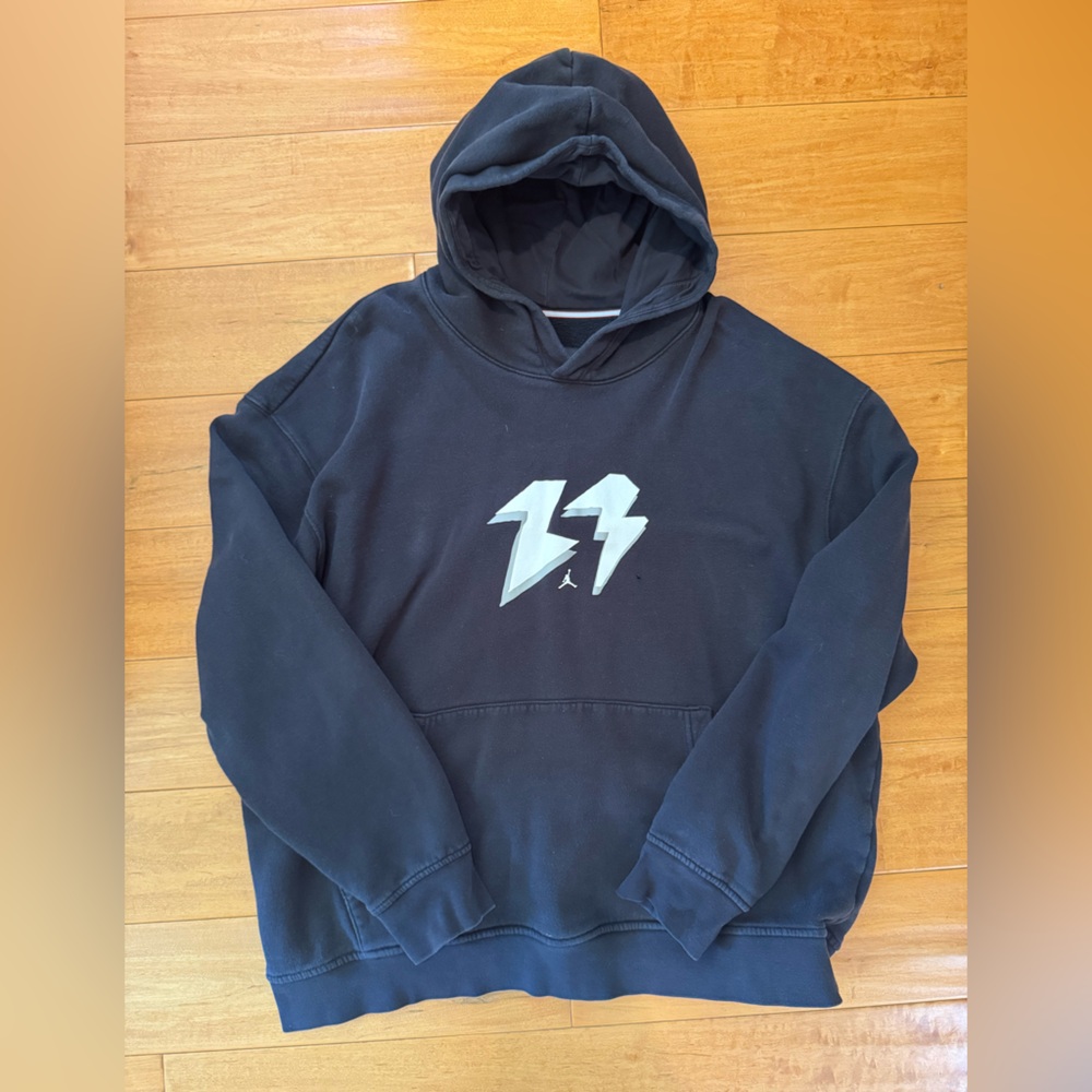 Jordan Brand Lightning Bolt Hoodie XXL – Black Jumpman Streetwear